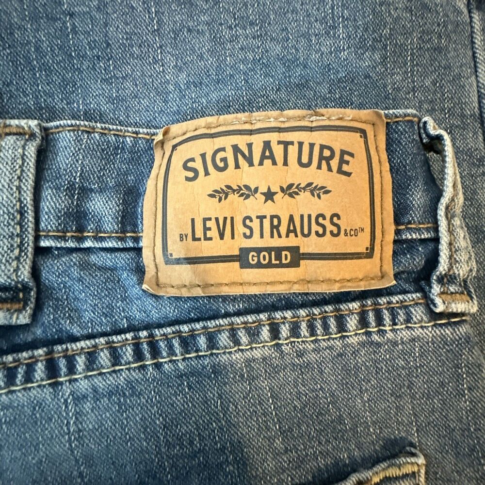 Signature Levi Strauss Gold Flex Performance Jeans Men’s 42X30 Reg Straight Leg - Picture 14 of 16